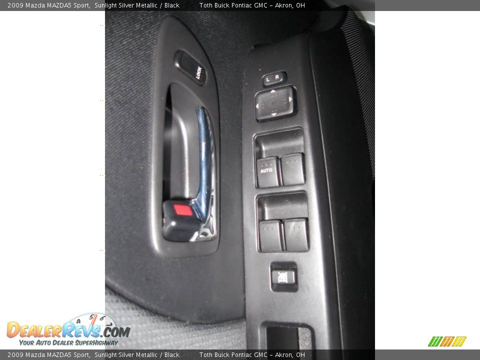 2009 Mazda MAZDA5 Sport Sunlight Silver Metallic / Black Photo #14