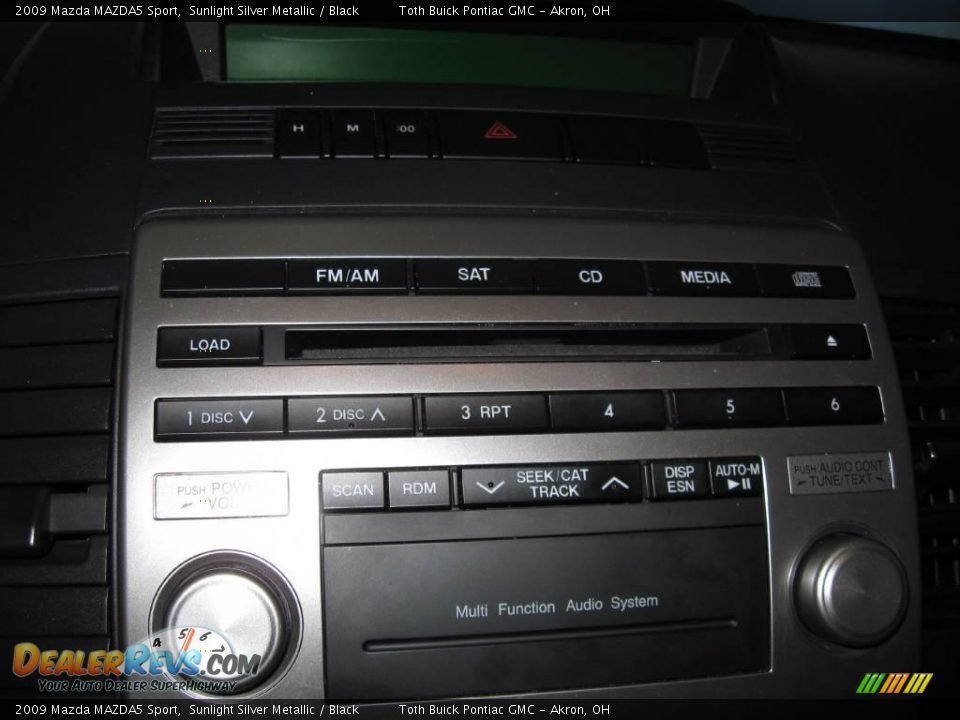 2009 Mazda MAZDA5 Sport Sunlight Silver Metallic / Black Photo #16
