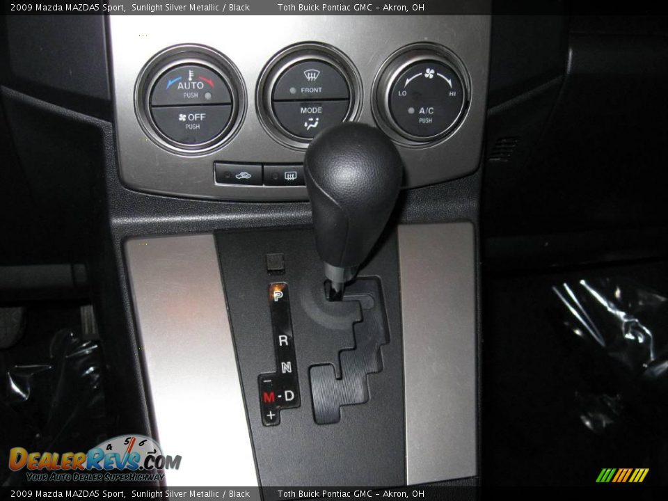 2009 Mazda MAZDA5 Sport Sunlight Silver Metallic / Black Photo #17