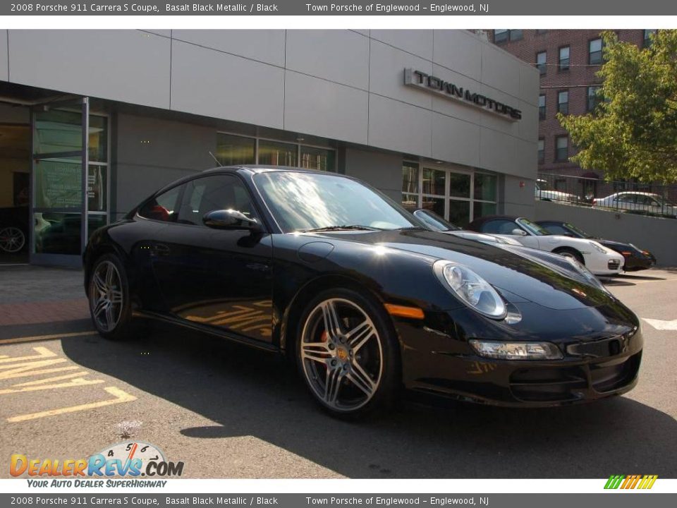 2008 Porsche 911 Carrera S Coupe Basalt Black Metallic / Black Photo #1