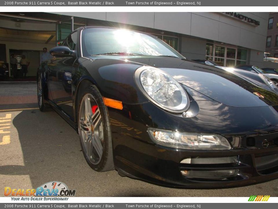 2008 Porsche 911 Carrera S Coupe Basalt Black Metallic / Black Photo #2