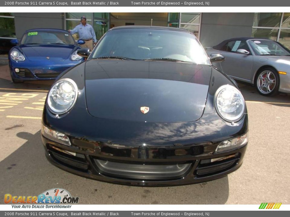 2008 Porsche 911 Carrera S Coupe Basalt Black Metallic / Black Photo #3