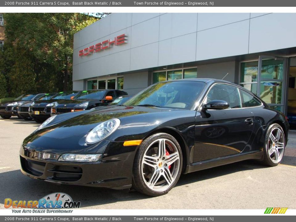 2008 Porsche 911 Carrera S Coupe Basalt Black Metallic / Black Photo #4
