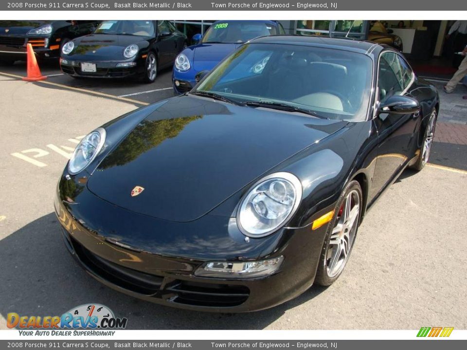 2008 Porsche 911 Carrera S Coupe Basalt Black Metallic / Black Photo #5