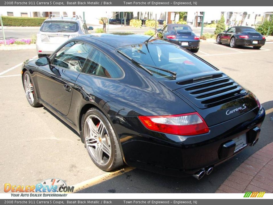 2008 Porsche 911 Carrera S Coupe Basalt Black Metallic / Black Photo #6