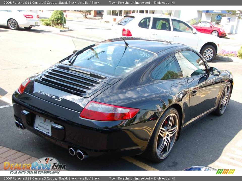 2008 Porsche 911 Carrera S Coupe Basalt Black Metallic / Black Photo #8
