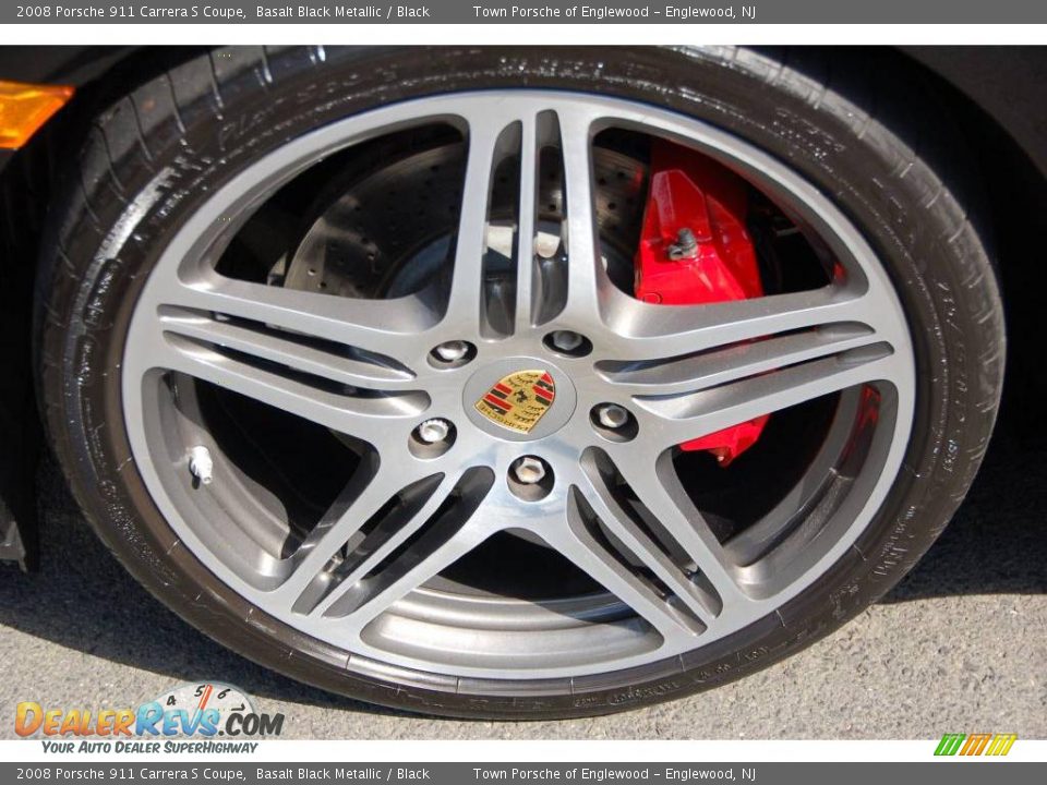 2008 Porsche 911 Carrera S Coupe Basalt Black Metallic / Black Photo #22