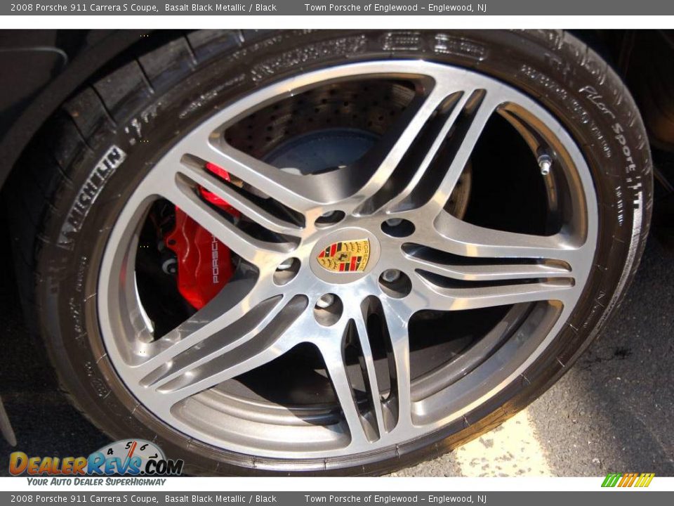 2008 Porsche 911 Carrera S Coupe Basalt Black Metallic / Black Photo #23