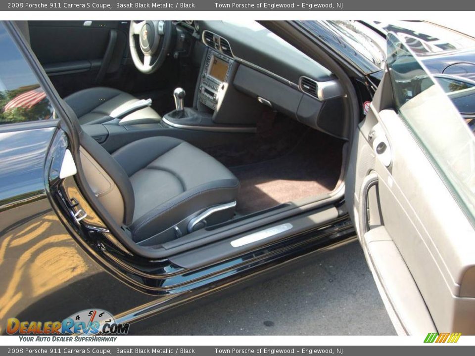 2008 Porsche 911 Carrera S Coupe Basalt Black Metallic / Black Photo #24