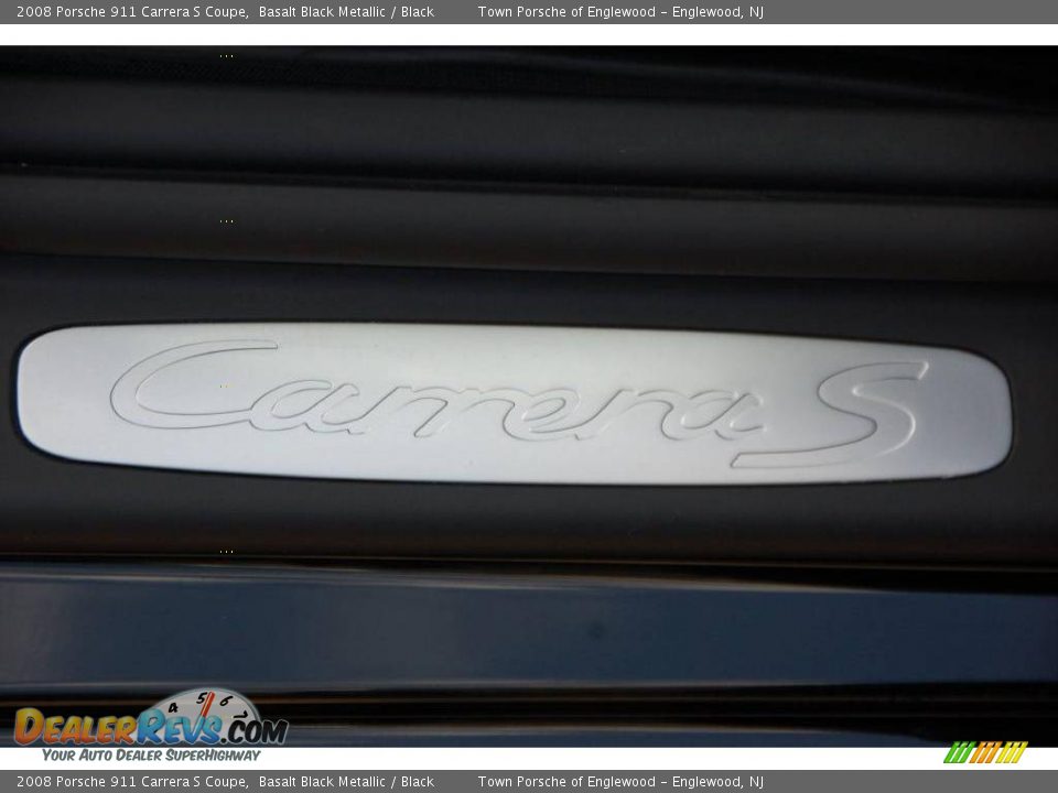 2008 Porsche 911 Carrera S Coupe Basalt Black Metallic / Black Photo #25