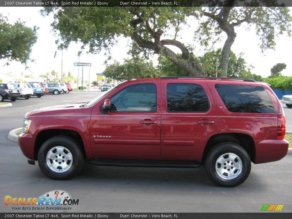 2007 Chevrolet Tahoe LT 4x4 Sport Red Metallic / Ebony Photo #3