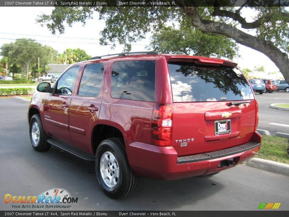 2007 Chevrolet Tahoe LT 4x4 Sport Red Metallic / Ebony Photo #4
