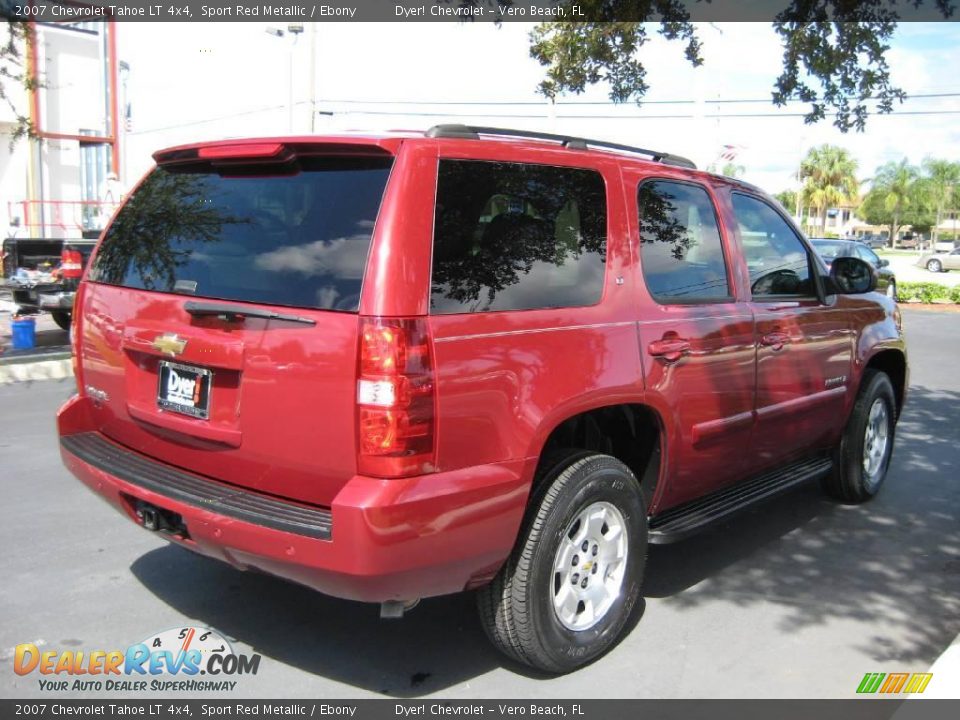 2007 Chevrolet Tahoe LT 4x4 Sport Red Metallic / Ebony Photo #6