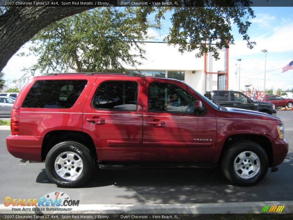 2007 Chevrolet Tahoe LT 4x4 Sport Red Metallic / Ebony Photo #7