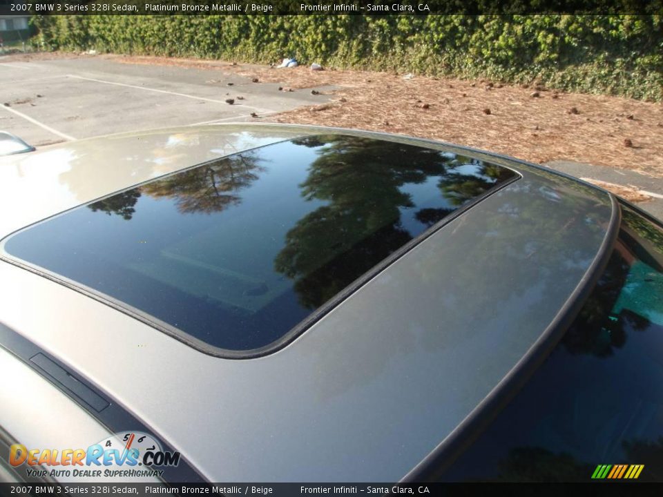 2007 BMW 3 Series 328i Sedan Platinum Bronze Metallic / Beige Photo #8