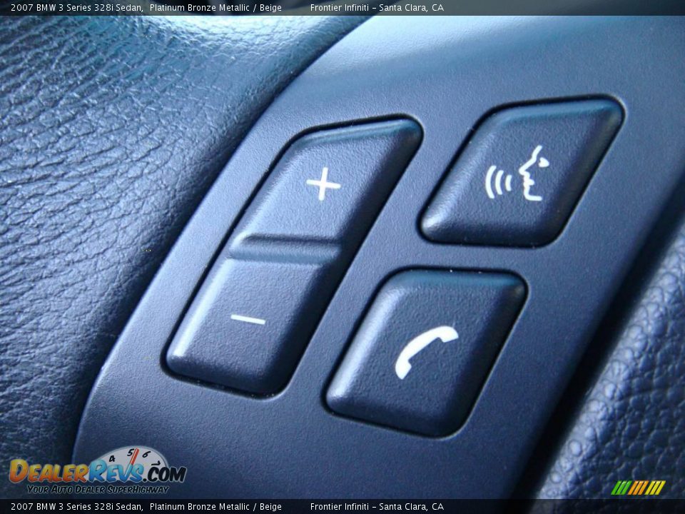 2007 BMW 3 Series 328i Sedan Platinum Bronze Metallic / Beige Photo #11