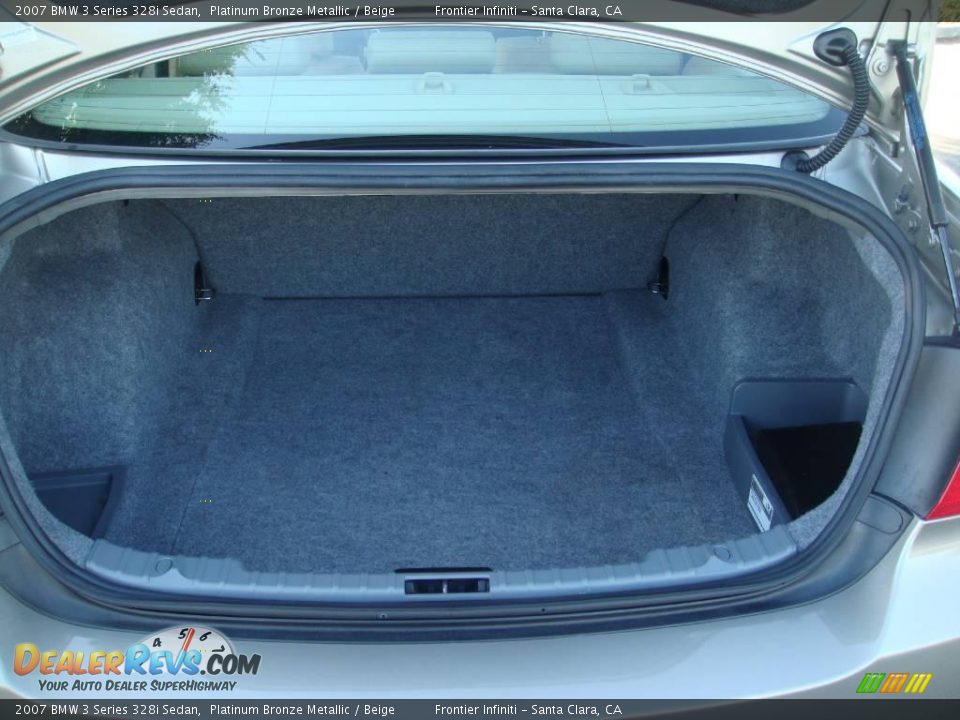 2007 BMW 3 Series 328i Sedan Platinum Bronze Metallic / Beige Photo #17