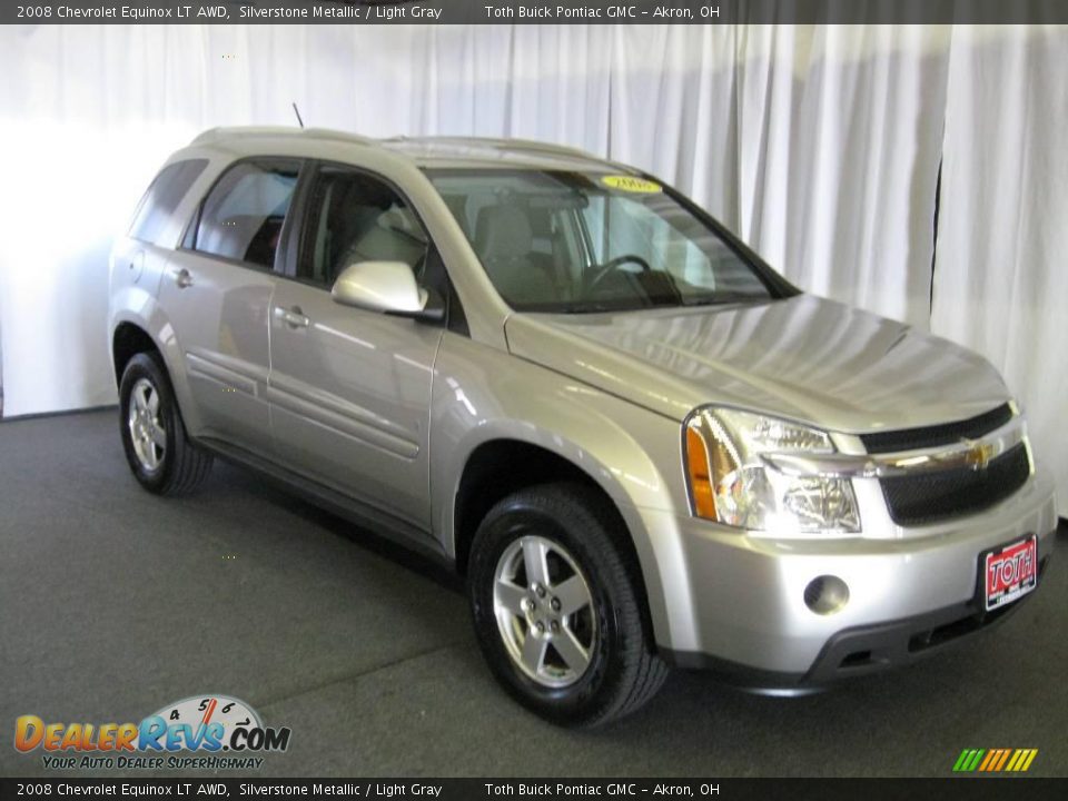 2008 Chevrolet Equinox LT AWD Silverstone Metallic / Light Gray Photo #1