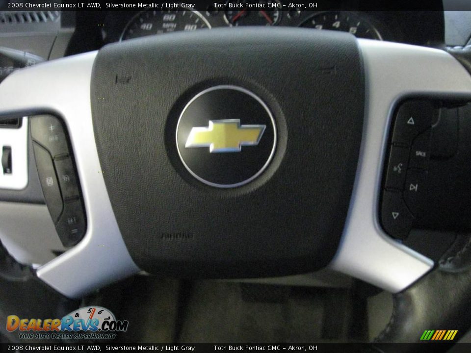 2008 Chevrolet Equinox LT AWD Silverstone Metallic / Light Gray Photo #9