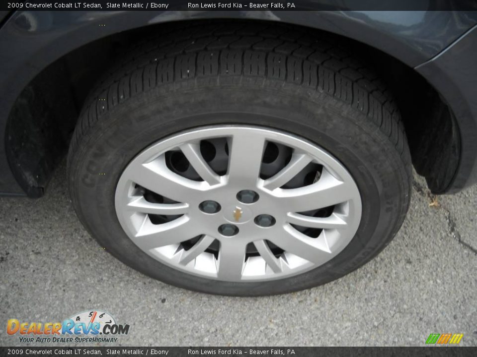 2009 Chevrolet Cobalt LT Sedan Slate Metallic / Ebony Photo #13