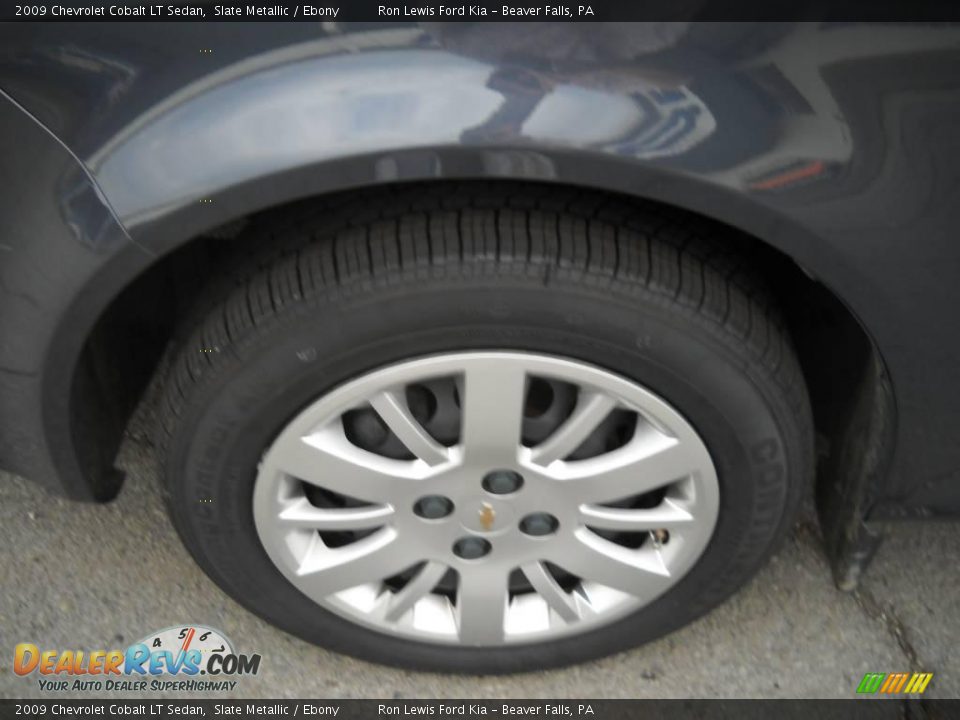 2009 Chevrolet Cobalt LT Sedan Slate Metallic / Ebony Photo #16