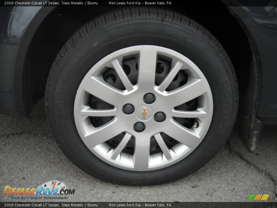 2009 Chevrolet Cobalt LT Sedan Slate Metallic / Ebony Photo #17