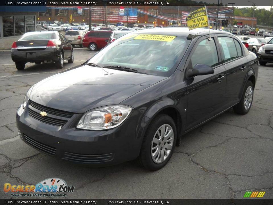 2009 Chevrolet Cobalt LT Sedan Slate Metallic / Ebony Photo #18