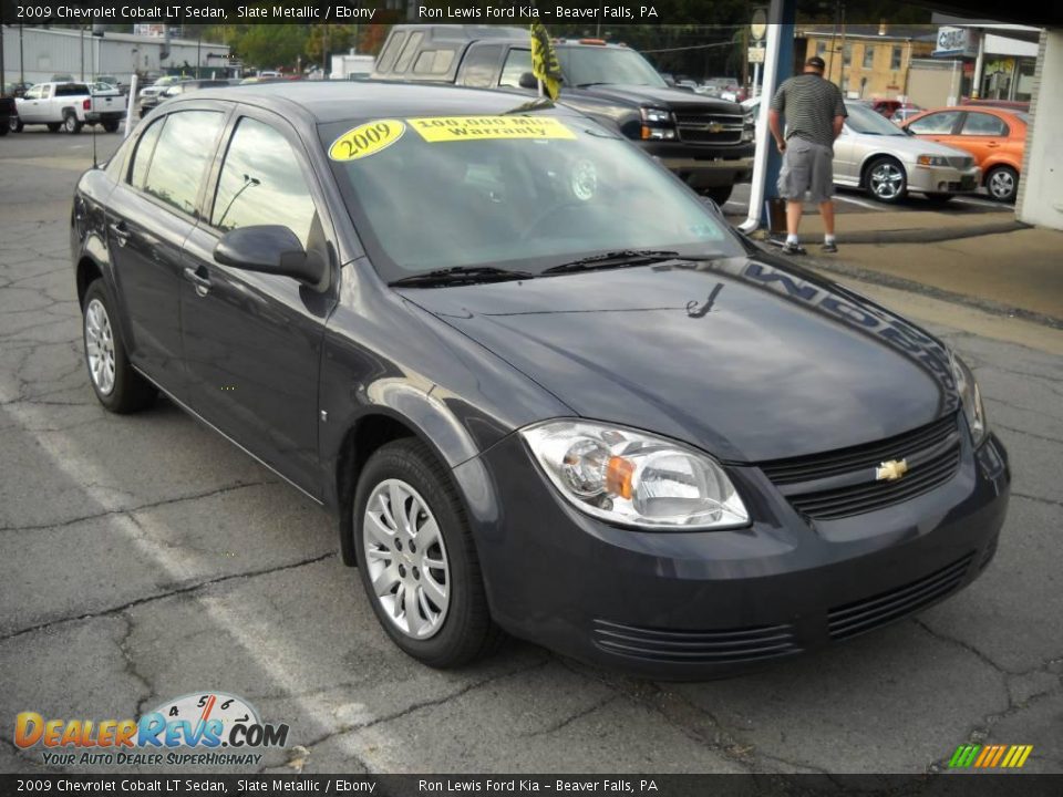 2009 Chevrolet Cobalt LT Sedan Slate Metallic / Ebony Photo #20