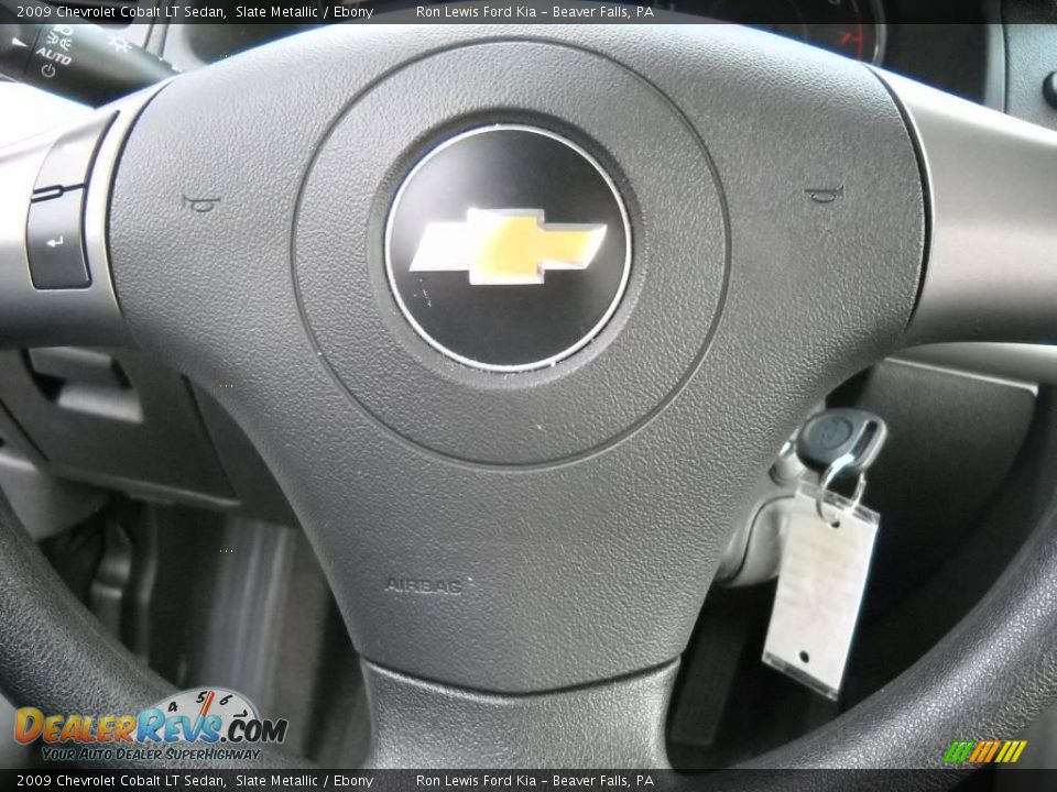 2009 Chevrolet Cobalt LT Sedan Slate Metallic / Ebony Photo #24