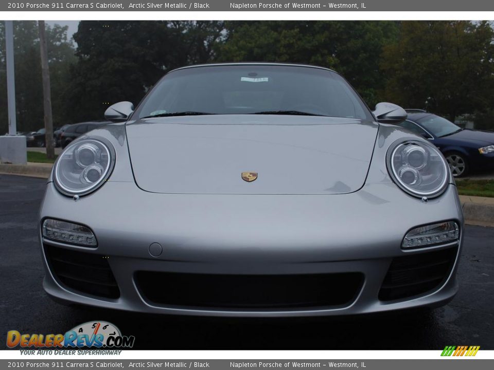 2010 Porsche 911 Carrera S Cabriolet Arctic Silver Metallic / Black Photo #2