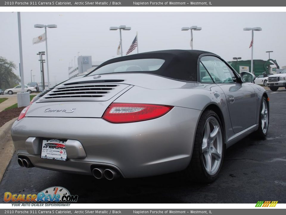 2010 Porsche 911 Carrera S Cabriolet Arctic Silver Metallic / Black Photo #5