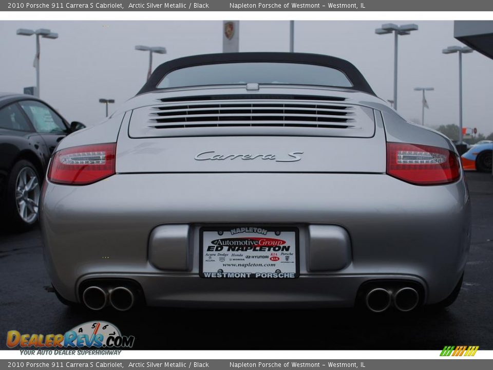 2010 Porsche 911 Carrera S Cabriolet Arctic Silver Metallic / Black Photo #6