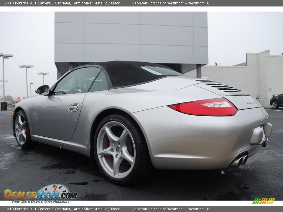 2010 Porsche 911 Carrera S Cabriolet Arctic Silver Metallic / Black Photo #7