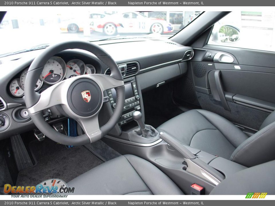 2010 Porsche 911 Carrera S Cabriolet Arctic Silver Metallic / Black Photo #8