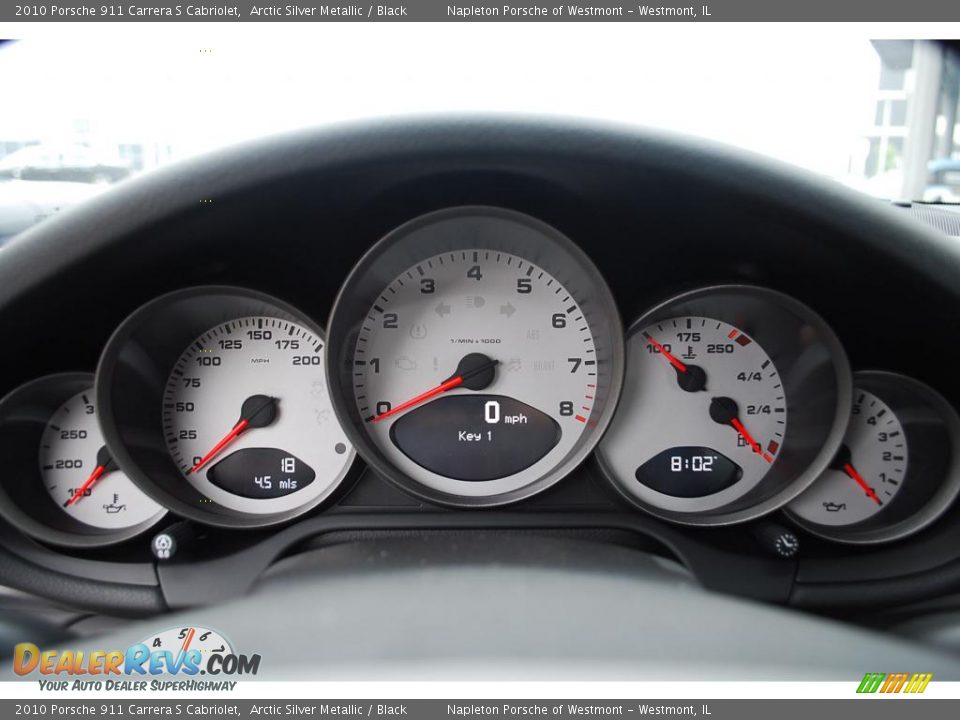2010 Porsche 911 Carrera S Cabriolet Arctic Silver Metallic / Black Photo #10
