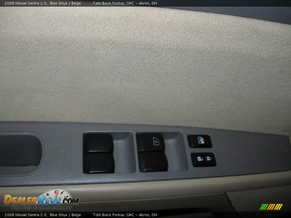 2008 Nissan Sentra 2.0 Blue Onyx / Beige Photo #9