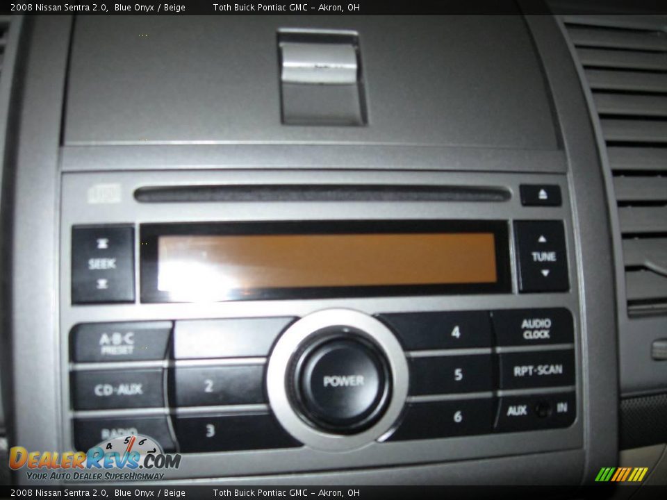 2008 Nissan Sentra 2.0 Blue Onyx / Beige Photo #10