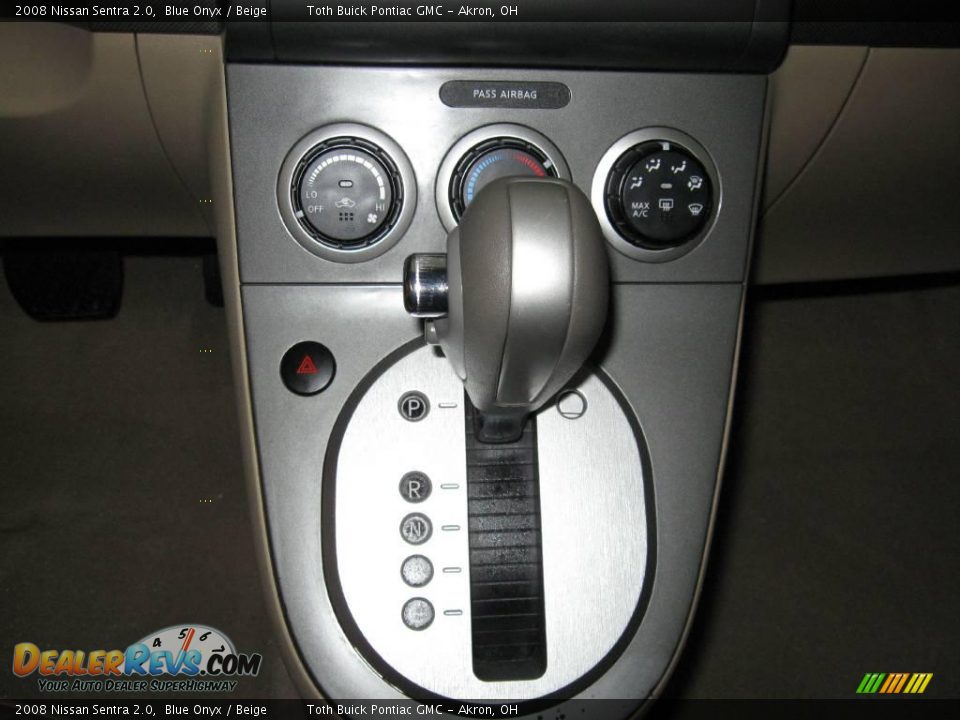 2008 Nissan Sentra 2.0 Blue Onyx / Beige Photo #11