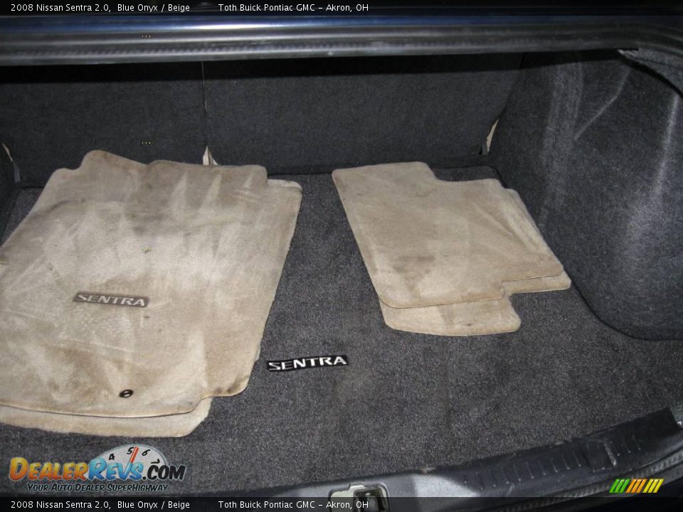 2008 Nissan Sentra 2.0 Blue Onyx / Beige Photo #12