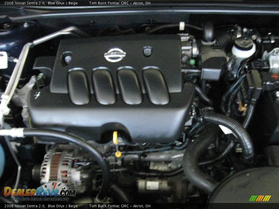 2008 Nissan Sentra 2.0 Blue Onyx / Beige Photo #15