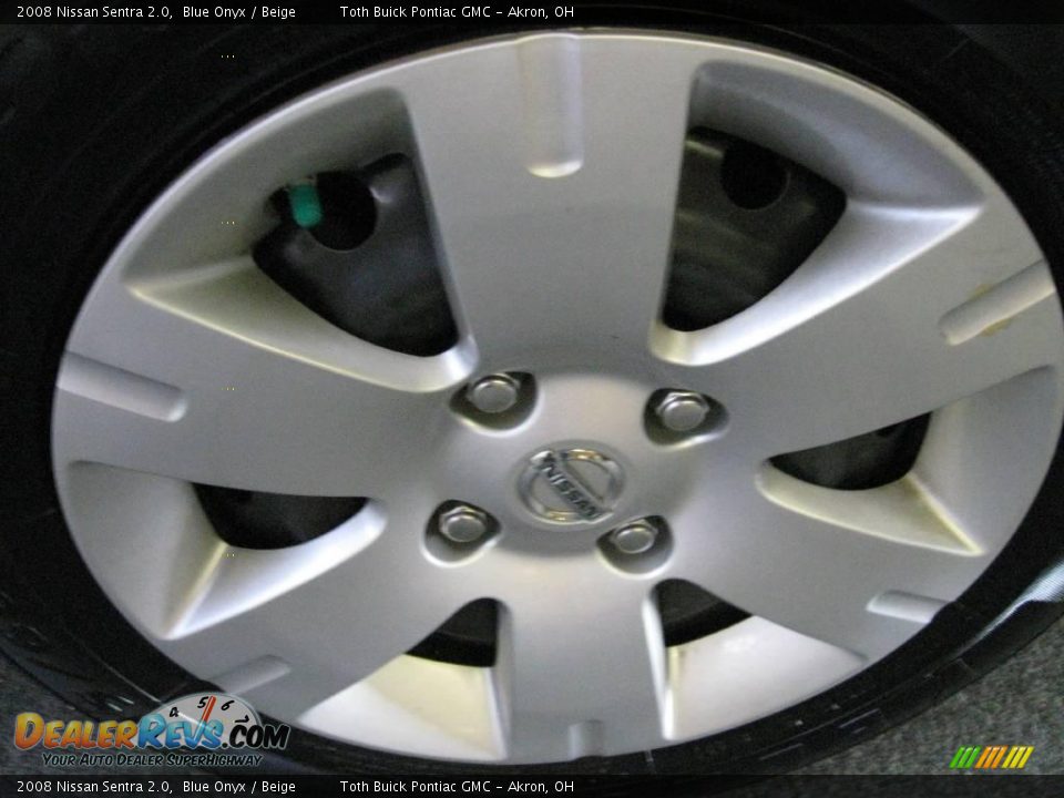 2008 Nissan Sentra 2.0 Blue Onyx / Beige Photo #16