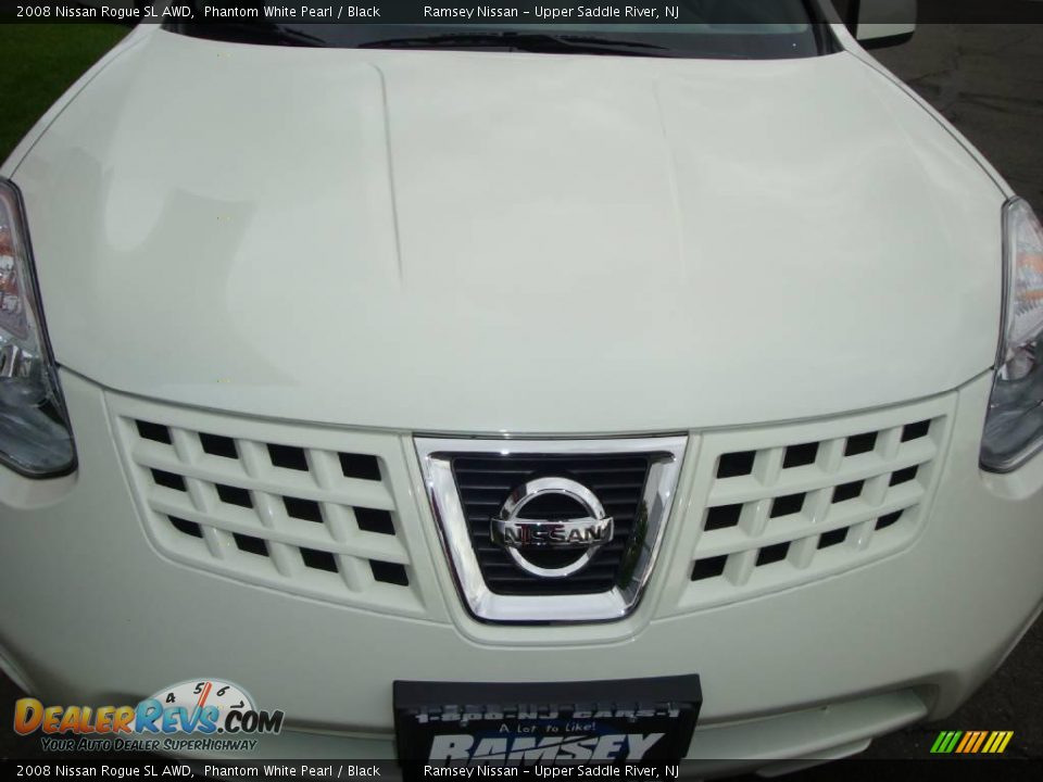 2008 Nissan Rogue SL AWD Phantom White Pearl / Black Photo #16