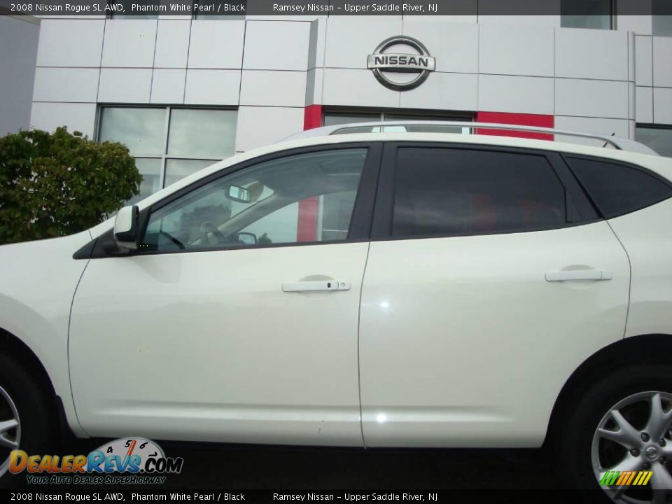 2008 Nissan Rogue SL AWD Phantom White Pearl / Black Photo #18