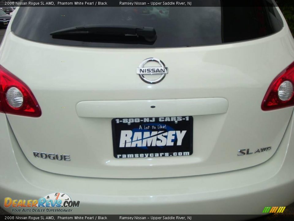 2008 Nissan Rogue SL AWD Phantom White Pearl / Black Photo #20