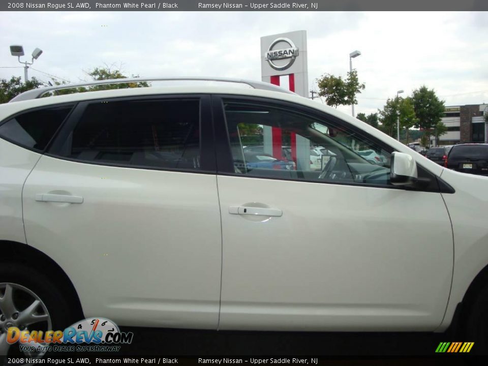 2008 Nissan Rogue SL AWD Phantom White Pearl / Black Photo #22