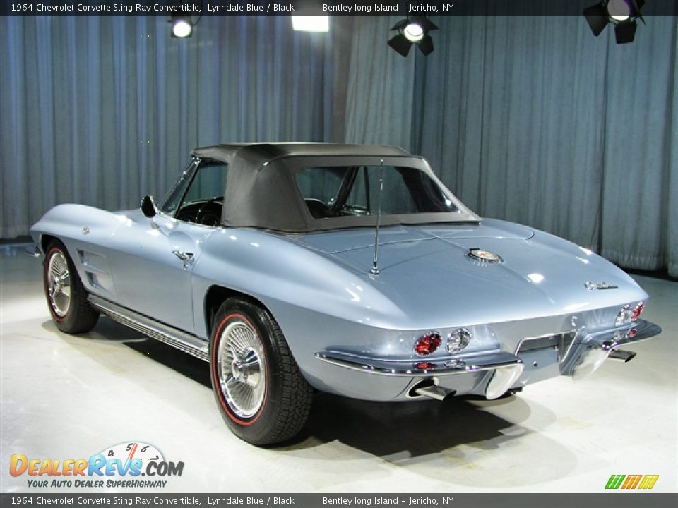 1964 Chevrolet Corvette Sting Ray Convertible Lynndale Blue / Black Photo #2