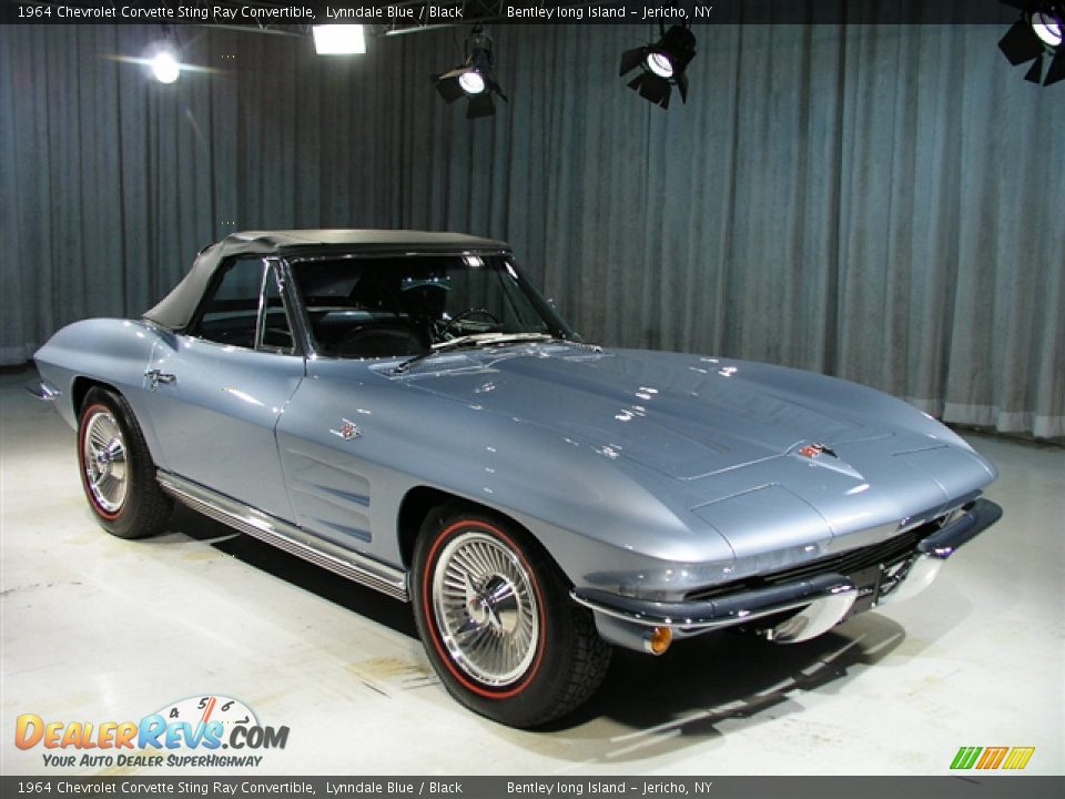 1964 Chevrolet Corvette Sting Ray Convertible Lynndale Blue / Black Photo #3