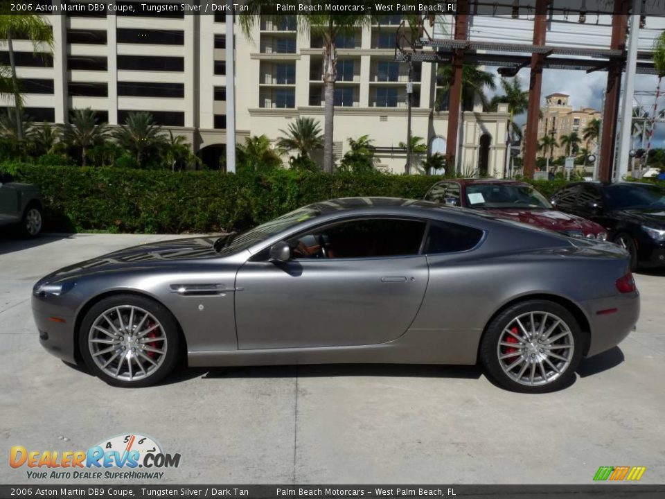 2006 Aston Martin DB9 Coupe Tungsten Silver / Dark Tan Photo #3