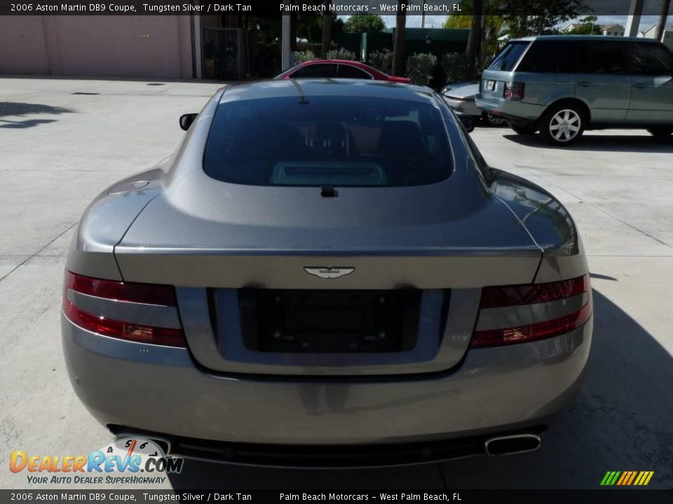 2006 Aston Martin DB9 Coupe Tungsten Silver / Dark Tan Photo #5