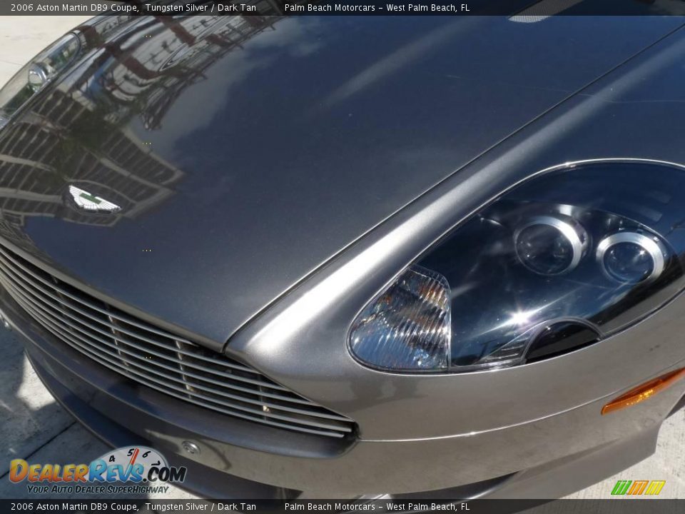 2006 Aston Martin DB9 Coupe Tungsten Silver / Dark Tan Photo #10